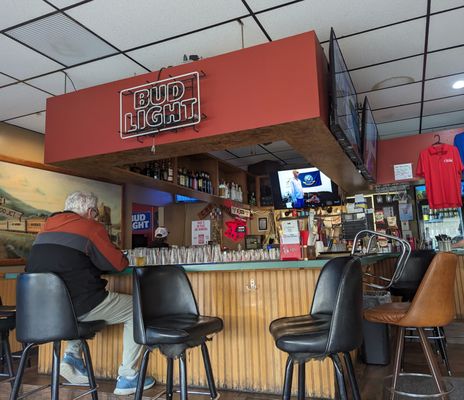 A view across the Choo-Choo bar